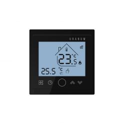 Комнатный термостат Uranum TL Control, корпус черный, 1177410035