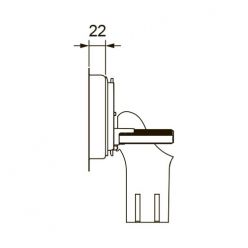 Крышка бачка с контейнером Tece ll для гигиенических таблеток (TECEsquare II metal/square II glass/solid) 9240952
