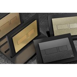 Инсталляция для унитаза TECE base kit 9400432, клавиша solid металлическая белая глянец