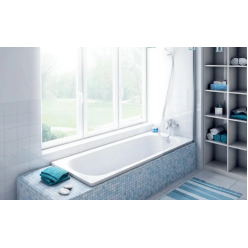 Стальная ванна BLB Universal HG 170х70 см, S398036AH000000 ножки и шумоизоляция в комплекте