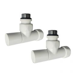 Угловой вентиль колпачковый 3/4"х1/2", белый 
