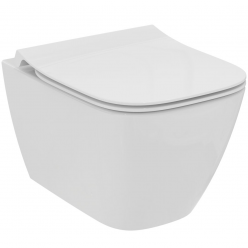 Подвесной унитаз Ideal Standard i.life S RimLS+ с сиденьем Soft-close, T459201+T532901 укороченный