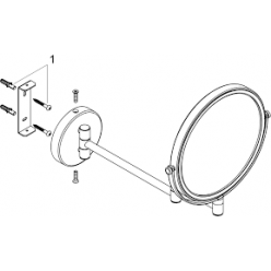 Зеркало для бритья Hansgrohe Logis Universal хром,  73561000