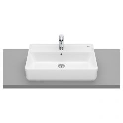 Умывальник накладной Roca Gap Square 60x42 A3270MN000, белый