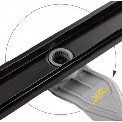 Трап для душа Rea NEOX SUPERFLOW BLACK 60 см, REA-G7805 черный матовый