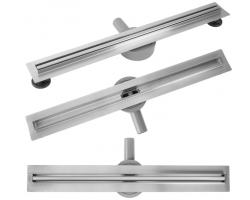 Трап для душа Rea NEOX SLIM PRO MATT 90 см, REA-G4811 матовая сталь