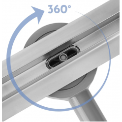 Трап для душа Rea NEOX SLIM PRO MATT 60 см, REA-G5801 матовая сталь