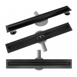 Трап для душа Rea NEOX SLIM PRO BLACK 100 см, REA-G2712 черный матовый