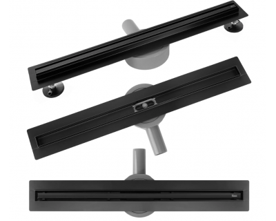 Трап для душа Rea NEOX SLIM PRO BLACK 100 см, REA-G2712 черный матовый