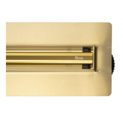Трап для душа Rea NEOX SLIM PRO MATT GOLD 70 см, REA-G2714 золото матовое