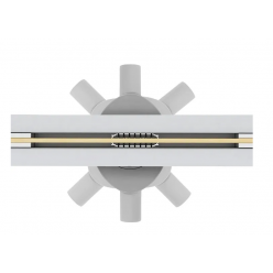 Трап для душа Rea NEO ULTRA SLIM PRO GOLD MATT 60 см, REA-G9803 матовое золото