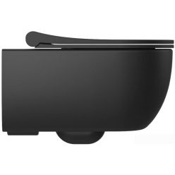 Инсталляция AlcaPlast AM101/1120+M571+M91 (кнопка хром) + унитаз подвесной Bocchi V-Tondo Rimless (54 см) 1416-001-0129 с сиденьем, безободковый