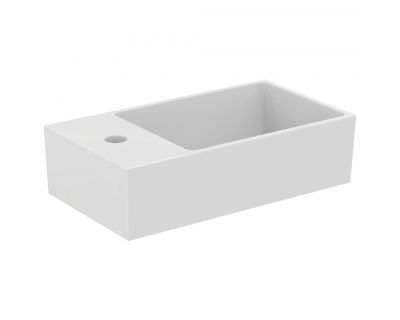 Умывальник для рук Ideal Standart EXTRA 45х25 см с отверстием под смеситель слева, с отверстием перелива, T373301