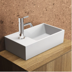 Умывальник для рук Ideal Standart EXTRA 45х25 см с отверстием под смеситель слева, с отверстием перелива, T373301