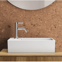 Умывальник для рук Ideal Standart EXTRA 45х25 см с отверстием под смеситель слева, с отверстием перелива, T373301