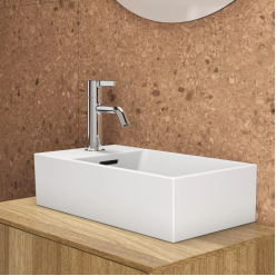 Умывальник для рук Ideal Standart EXTRA 45х25 см с отверстием под смеситель слева, с отверстием перелива, T373301
