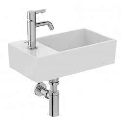 Умывальник для рук Ideal Standart EXTRA 45х25 см с отверстием под смеситель слева, с отверстием перелива, T373301