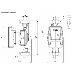 Циркуляционный насос Wilo NOCE 30/1-8, 3601272