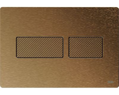 Панель смыва TECEsolid 9240435, бронза с текстурой ромбы
