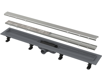 Душевой лоток Alcadrain APZ19-550  с двусторонней решеткой, 550 мм