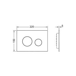 Инсталляция для унитаза TECE base kit 9400920, клавиша белая глянцевая