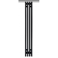 Радиатор Ростела Rib 4 / 180х1000 черный муар 9005