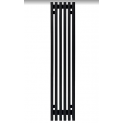 Радиатор Ростела Rib 6 / 280х1500 черный муар 9005