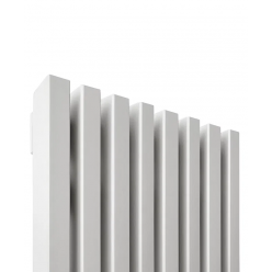 Радиатор Ростела Rib 8 / 380х2000 белый 9016