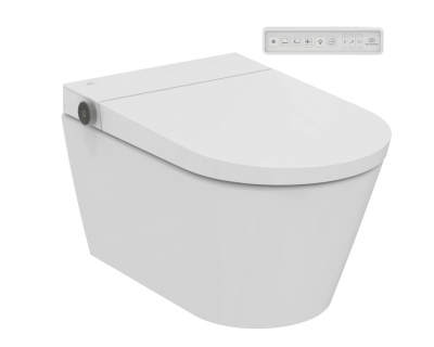 Умный подвесной безободковый унитаз-биде Ideal Standard I.Life E, K875501 