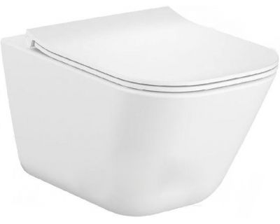 Унитаз подвесной Roca The Gap Clean Rim 34647L000  с крышкой SoftClose 801472003