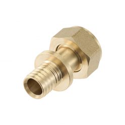 Соединение прямое TECEspring AX с накидной гайкой евроконус латунь 20 x 3/4", 763620S