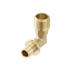 Уголок TECEspring AX соединительный с ниппелем латунь 20 x R 1/2",  767520S