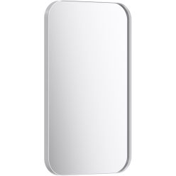 Зеркало в металлической раме Aqwella RM 50x90x4 см белое, RM0205W