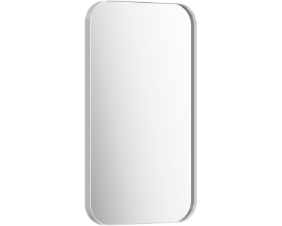 Зеркало в металлической раме Aqwella RM 50x90x4 см белое, RM0205W