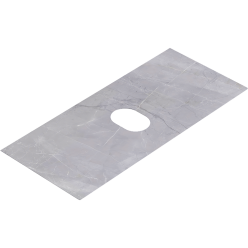 Столешница из керамогранита Aqwella 1014х456 мм, серый камень, STG1014X456GS