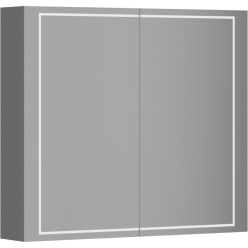 Зеркальный шкаф Aqwella Simplex 80x70x15.5 см, SLX0408