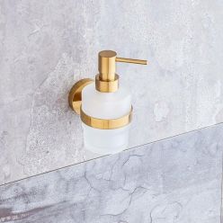 Дозатор мыла Bemeta SABLO 200 мл  золото, 160109102