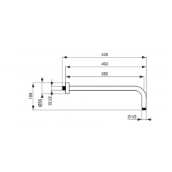 Промо набор для душа Ideal Standard Ceraplan (300x200 см), BD194AA