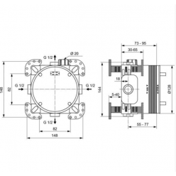 Промо набор для душа Ideal Standard Ceraplan (300x200 см), BD194AA