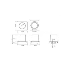 Подставка для зубных щеток Bemeta ORGANIC , 157111011