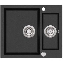 Мойка AquaSanita Tesa SQT 150 601 AW black metallic