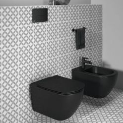 Комплект: инсталляции для унитаза TECEbase c кнопкой 9400407 и  унитаз Ideal Standard Tesi Aquablade T0079V3+T3527V3