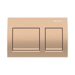 Инсталляция для подвесного унитаза Geberit Alpha 112 см с кнопкой Geberit Alpha 35, красное золото, 458.233.00.2A35Rg