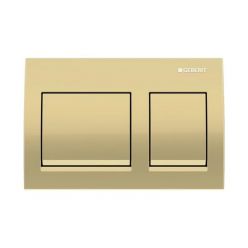 Инсталляция для подвесного унитаза Geberit Alpha 112 см с кнопкой Geberit Alpha 35, латунь, 458.233.00.2A35Br