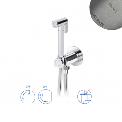 Гигиенический душ Bruma. Ручной душ из латуни - EloR 1451103ST  Satinox