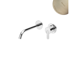 Внешняя часть смесителя Bruma LEAF для раковины. Длина излива 150 мм Morning Mist, E1670120MM