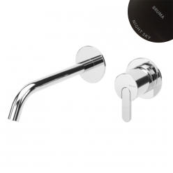 Внешняя часть смесителя Bruma LEAF для раковины. Длина излива 150 мм Night sky, E1670120NS