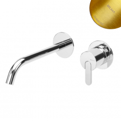 Внешняя часть смесителя Bruma LEAF для раковины. Длина излива 150 мм Sunrise, E1670120SR