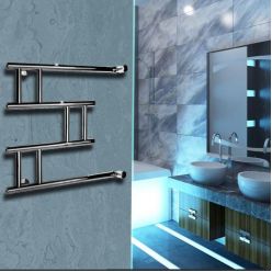 Полотенцесушитель водяной Fincopper FCM 500*500 белый RAL 9016 медный