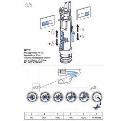 Инсталляция для подвесного унитаза Geberit Alpha 112 см с кнопкой Geberit Alpha 35, латунь, 458.233.00.2A35Br